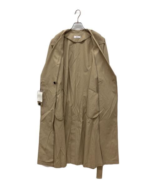 L'EQUIPE（レキップ）L'EQUIPE (レキップ) ヴィンテージシャンブレーロングコート ベージュ サイズ:38 未使用品の古着・服飾アイテム