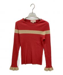 EPOCA STORIA（エポカ ストリア）の古着「レーヨンストレッチバイカラープルオーバー」｜ピンク