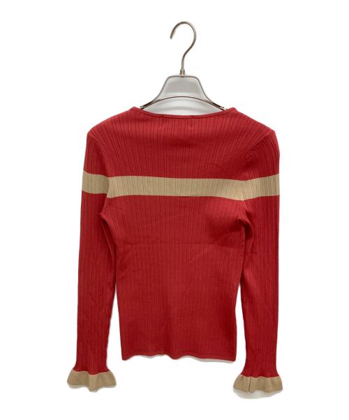 EPOCA STORIA（エポカ ストリア）EPOCA STORIA (エポカ ストリア) レーヨンストレッチバイカラープルオーバー ピンク サイズ:40 未使用品の古着・服飾アイテム