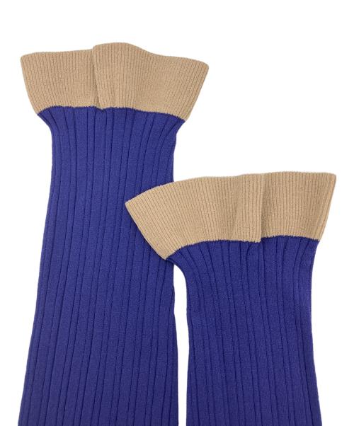 EPOCA STORIA（エポカ ストリア）EPOCA STORIA (エポカ ストリア) レーヨンストレッチバイカラープルオーバー ブルー サイズ:40 未使用品の古着・服飾アイテム