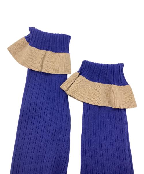 EPOCA STORIA（エポカ ストリア）EPOCA STORIA (エポカ ストリア) レーヨンストレッチバイカラープルオーバー ブルー サイズ:40 未使用品の古着・服飾アイテム