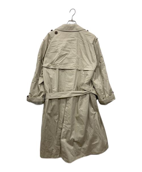 BALENCIAGA（バレンシアガ）BALENCIAGA (バレンシアガ) 裏地チェック トレンチコート ベージュ サイズ:40の古着・服飾アイテム