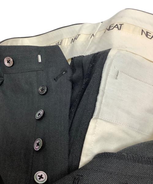 NEAT（ニート）NEAT (ニート) T/W Serge 2タックパンツ グレー サイズ:46の古着・服飾アイテム