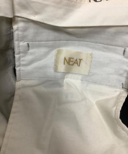 NEAT（ニート）NEAT (ニート) T/W Serge 2タックパンツ グレー サイズ:46の古着・服飾アイテム