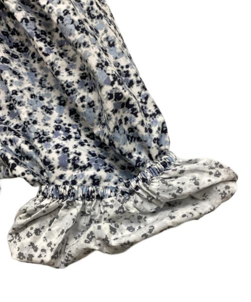 GANNI（ガニー）GANNI (ガニー) フローラルプリントドレス ライトブルー サイズ:34の古着・服飾アイテム