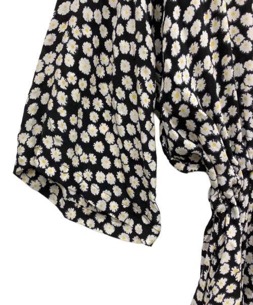 mii（ミー）mii (ミー) マーガレットシルクワンピース ブラック サイズ:Sの古着・服飾アイテム