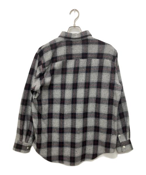 THE BLACK EYE PATCH（ブラックアイパッチ）THE BLACK EYE PATCH (ブラックアイパッチ) チェックシャツ グレー サイズ:Lの古着・服飾アイテム