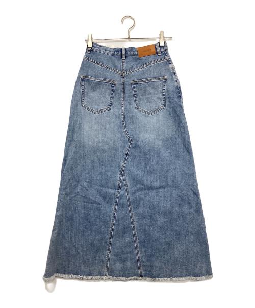 LOUNIE（ルーニー）LOUNIE (ルーニー) ビジュー付きデニムスカート インディゴ サイズ:36の古着・服飾アイテム