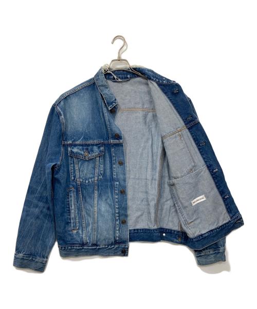 BALENCIAGA（バレンシアガ）BALENCIAGA (バレンシアガ) バックロゴデニムジャケット インディゴ サイズ:34の古着・服飾アイテム