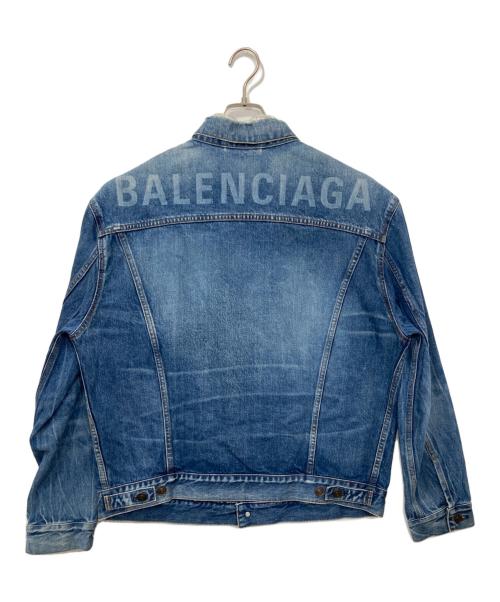 BALENCIAGA（バレンシアガ）BALENCIAGA (バレンシアガ) バックロゴデニムジャケット インディゴ サイズ:34の古着・服飾アイテム