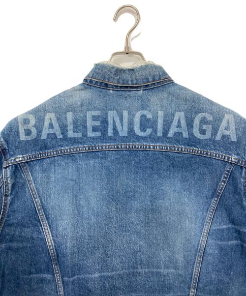 BALENCIAGA（バレンシアガ）BALENCIAGA (バレンシアガ) バックロゴデニムジャケット インディゴ サイズ:34の古着・服飾アイテム