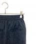 中古・古着 AMOMENTO (アモーメント) STRAIGHT TUCK BANDING PANTS ダークネイビー サイズ:M：6000円