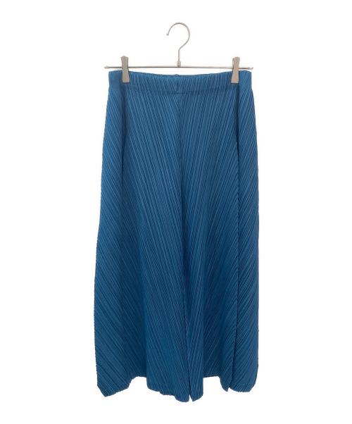 PLEATS PLEASE（プリーツプリーズ）PLEATS PLEASE (プリーツプリーズ) THICKER BOTTOMS 1 ブルー サイズ:4の古着・服飾アイテム