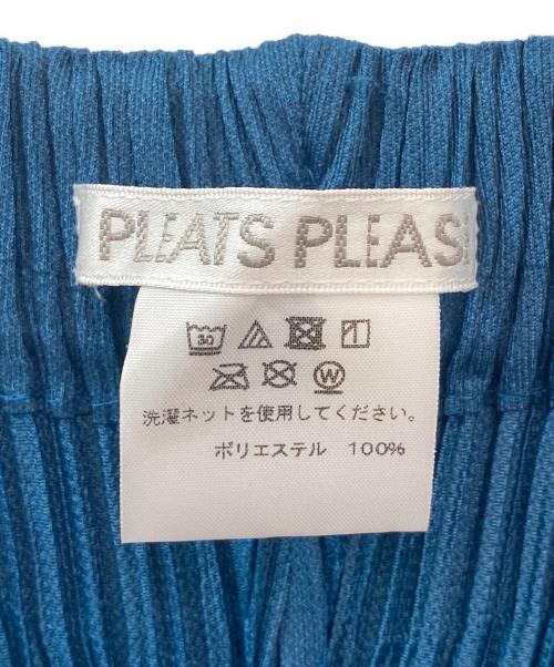 PLEATS PLEASE（プリーツプリーズ）PLEATS PLEASE (プリーツプリーズ) THICKER BOTTOMS 1 ブルー サイズ:4の古着・服飾アイテム