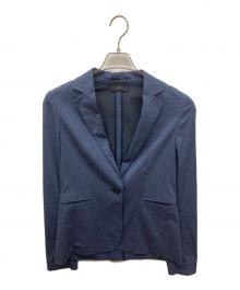 JOSEPH（ジョゼフ）の古着「メランジバイストレッチ テーラードジャケット」｜ネイビー