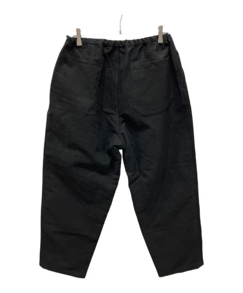 COMOLI（コモリ）COMOLI (コモリ) モールスキン ドローストリングパンツ ブラック サイズ:3 未使用品の古着・服飾アイテム