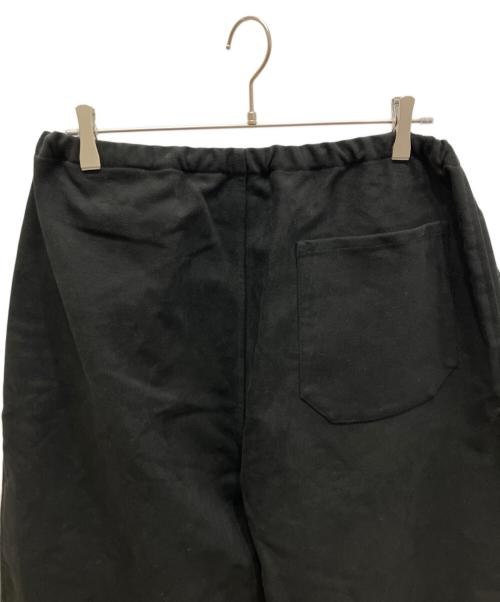 COMOLI（コモリ）COMOLI (コモリ) モールスキン ドローストリングパンツ ブラック サイズ:3 未使用品の古着・服飾アイテム