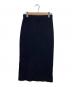HUMAN WOMAN（ヒューマンウーマン）の古着「リブニットタイトスカート」｜ネイビー