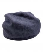 HERMESエルメス）の古着「ガブリエル セリエ クルー ド セル ベレー帽」｜インディゴ