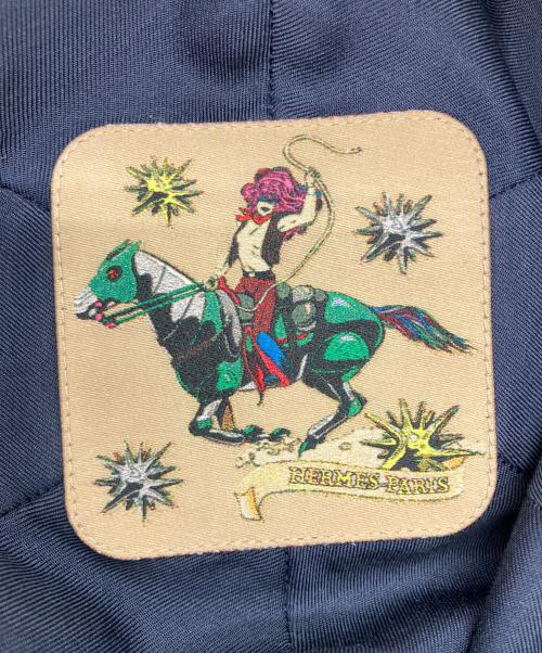 HERMES（エルメス）HERMES (エルメス) ガブリエル セリエ クルー ド セル ベレー帽 インディゴ サイズ:58の古着・服飾アイテム