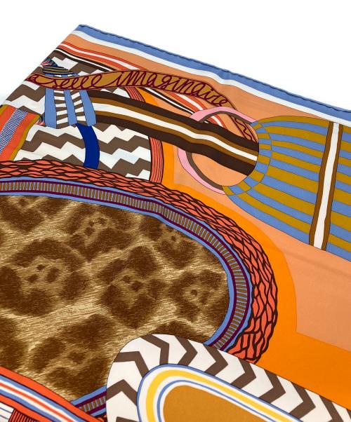 HERMES（エルメス）HERMES (エルメス) カレ90　空想の鞍　シルクスカーフの古着・服飾アイテム