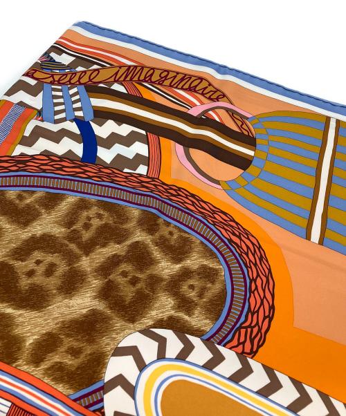 HERMES（エルメス）HERMES (エルメス) カレ90　空想の鞍　シルクスカーフの古着・服飾アイテム