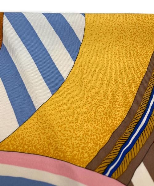 HERMES（エルメス）HERMES (エルメス) カレ90　空想の鞍　シルクスカーフの古着・服飾アイテム