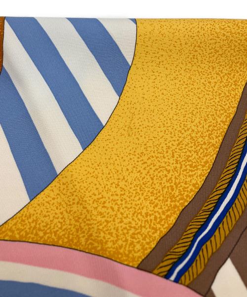 HERMES（エルメス）HERMES (エルメス) カレ90　空想の鞍　シルクスカーフの古着・服飾アイテム