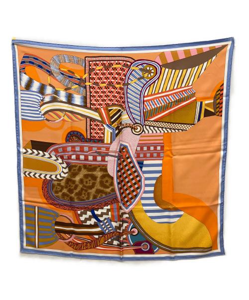 HERMES（エルメス）HERMES (エルメス) カレ90　空想の鞍　シルクスカーフの古着・服飾アイテム