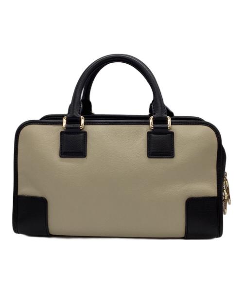 LOEWE（ロエベ）LOEWE (ロエベ) アマソナ28ハンドバッグ アイボリー×ブラック サイズ:下記参照の古着・服飾アイテム