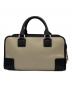LOEWE (ロエベ) アマソナ28ハンドバッグ アイボリー×ブラック サイズ:下記参照：90000円