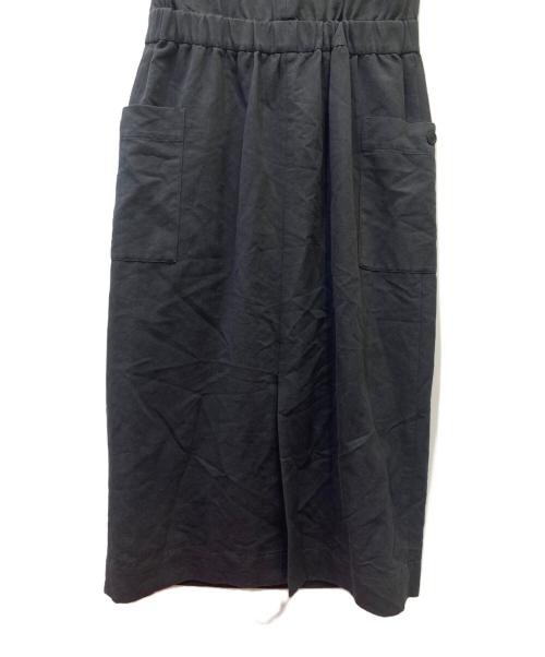 Spick and Span（スピック＆スパン）Spick and Span (スピックアンドスパン) コットンリネンサイドポケットワンピース ブラック サイズ:36の古着・服飾アイテム