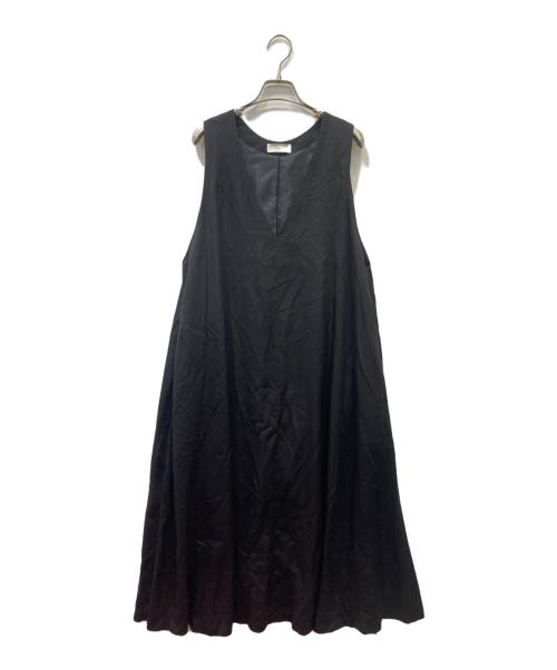 KAGURE（カグレ）KAGURE (カグレ) Aラインジャンパースカート ブラック サイズ:Freeの古着・服飾アイテム