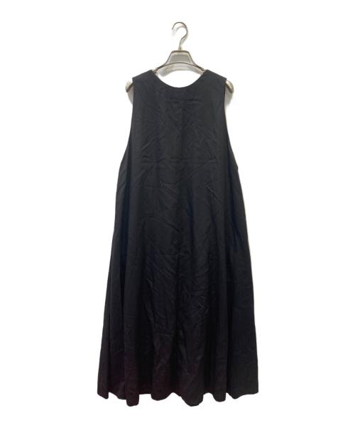 KAGURE（カグレ）KAGURE (カグレ) Aラインジャンパースカート ブラック サイズ:Freeの古着・服飾アイテム