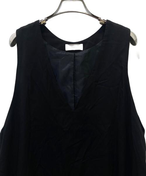 KAGURE（カグレ）KAGURE (カグレ) Aラインジャンパースカート ブラック サイズ:Freeの古着・服飾アイテム