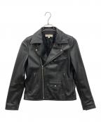 Demi-Luxe Beamsデミルクス ビームス）の古着「ラムレザー ライダースジャケット」｜ブラック