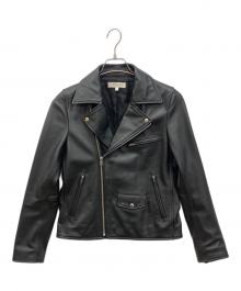 Demi-Luxe Beams（デミルクス ビームス）の古着「ラムレザー ライダースジャケット」｜ブラック