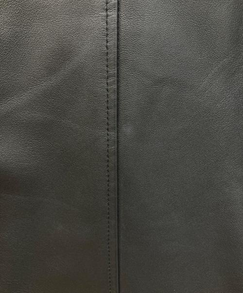 Demi-Luxe Beams（デミルクス ビームス）Demi-Luxe BEAMS (デミルクス ビームス) ラムレザー ライダースジャケット ブラック サイズ:38の古着・服飾アイテム