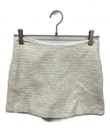 VALENTINO（ヴァレンティノ）の古着「ミックスツイードキュロット」｜ホワイト