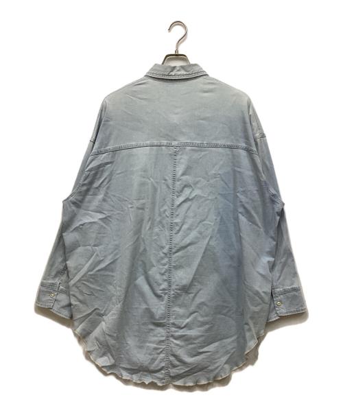 Spick and Span（スピック＆スパン）Spick and Span (スピックアンドスパン) デニムルーズシャツ インディゴ サイズ:Freeの古着・服飾アイテム