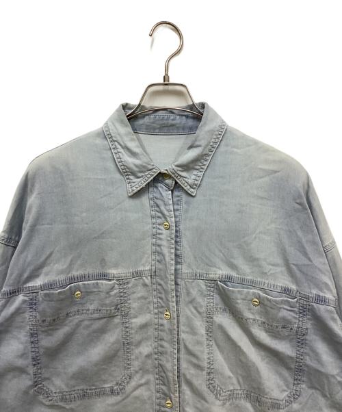 Spick and Span（スピック＆スパン）Spick and Span (スピックアンドスパン) デニムルーズシャツ インディゴ サイズ:Freeの古着・服飾アイテム