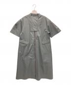 willfullyウィルフリー）の古着「半袖ワンピース」｜ダークグレー