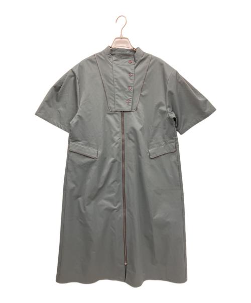 willfully（ウィルフリー）willfully (ウィルフリー) 半袖ワンピース ダークグレー サイズ:freeの古着・服飾アイテム