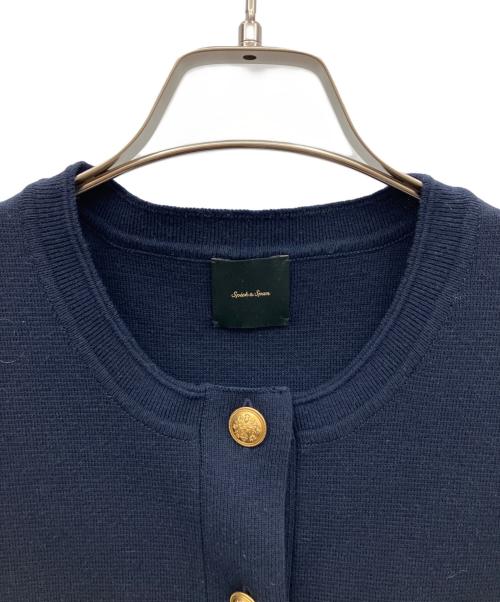 Spick and Span（スピック＆スパン）Spick and Span (スピックアンドスパン) ダブルジャガードニットベスト ネイビー サイズ:FREE 未使用品の古着・服飾アイテム
