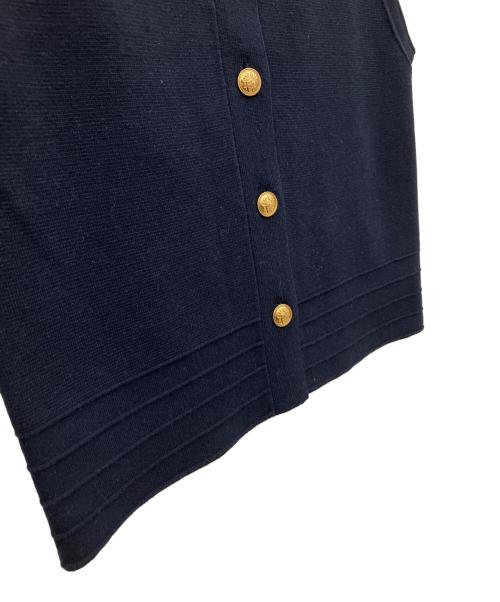 Spick and Span（スピック＆スパン）Spick and Span (スピックアンドスパン) ダブルジャガードニットベスト ネイビー サイズ:FREE 未使用品の古着・服飾アイテム