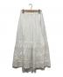 BEARDSLEY（ビアズリー）の古着「たっぷりレーススカート」｜ホワイト