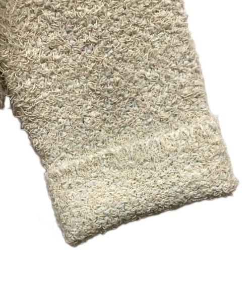 Spick and Span（スピック＆スパン）Spick and Span (スピックアンドスパン) ツィードニットカーディガン ベージュ サイズ:Fの古着・服飾アイテム