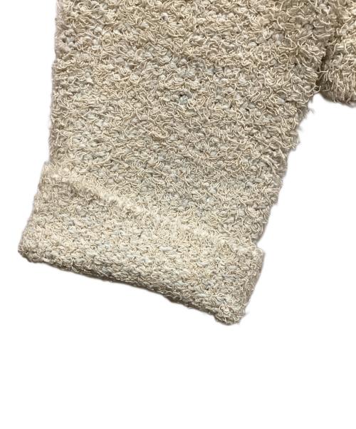 Spick and Span（スピック＆スパン）Spick and Span (スピックアンドスパン) ツィードニットカーディガン ベージュ サイズ:Fの古着・服飾アイテム