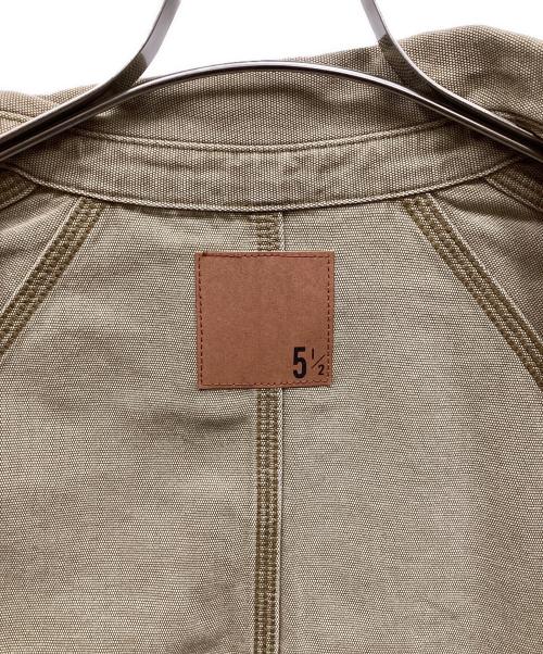 Spick and Span（スピックアンドスパン）Spick and Span (スピックアンドスパン) 5 1/2 DUCK COVERALLS(ダックカバーオール) ブラウン サイズ:28の古着・服飾アイテム