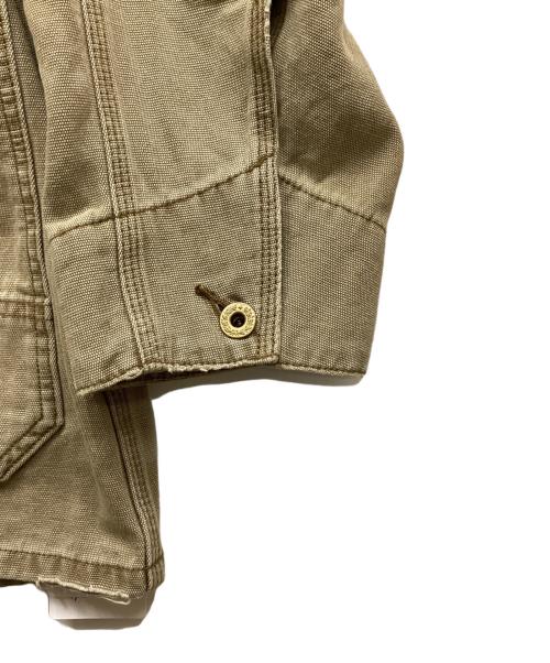 Spick and Span（スピックアンドスパン）Spick and Span (スピックアンドスパン) 5 1/2 DUCK COVERALLS(ダックカバーオール) ブラウン サイズ:28の古着・服飾アイテム